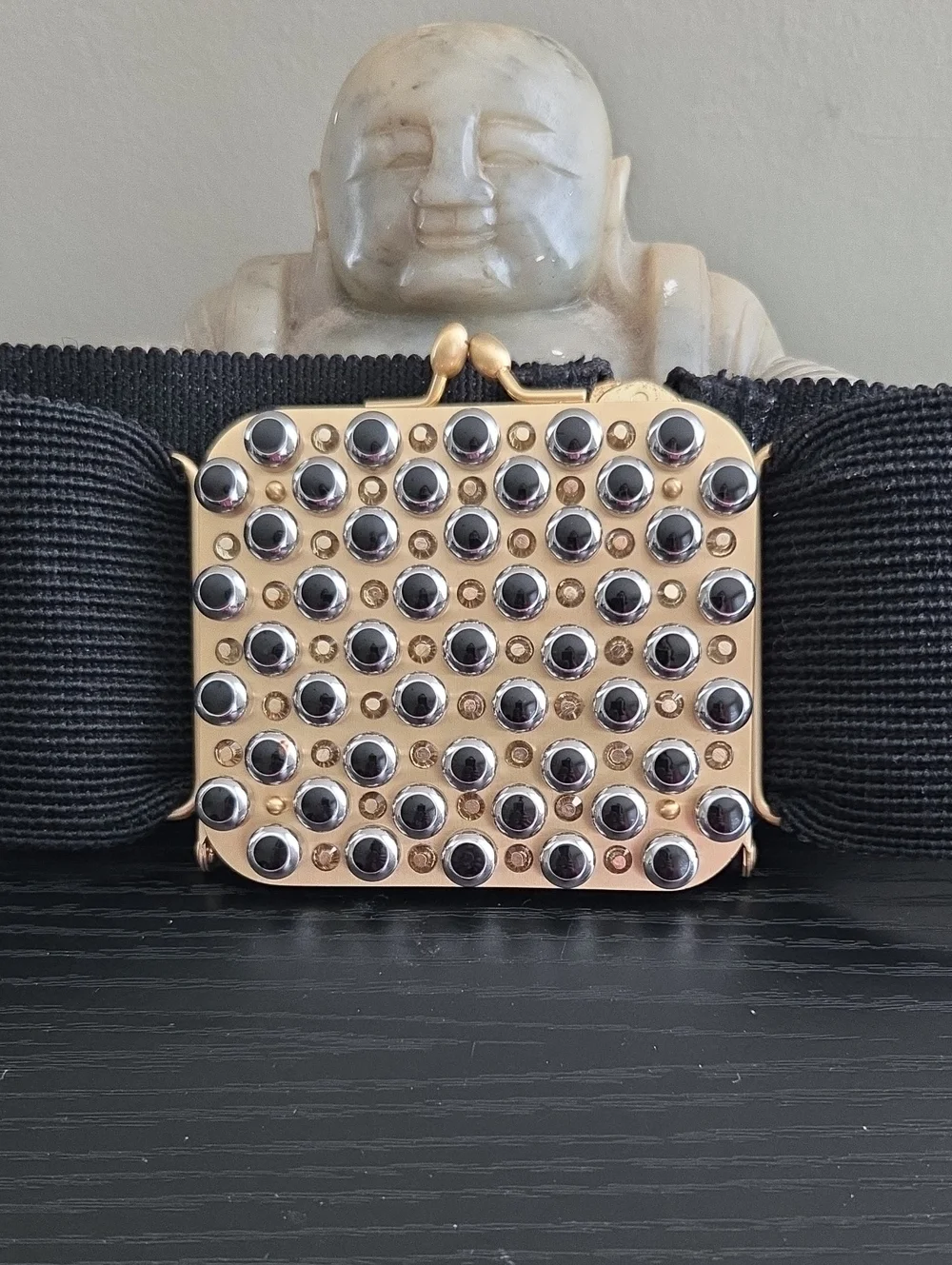 Diane Von Furstenberg Stretch Belt with Change Purse Buckle